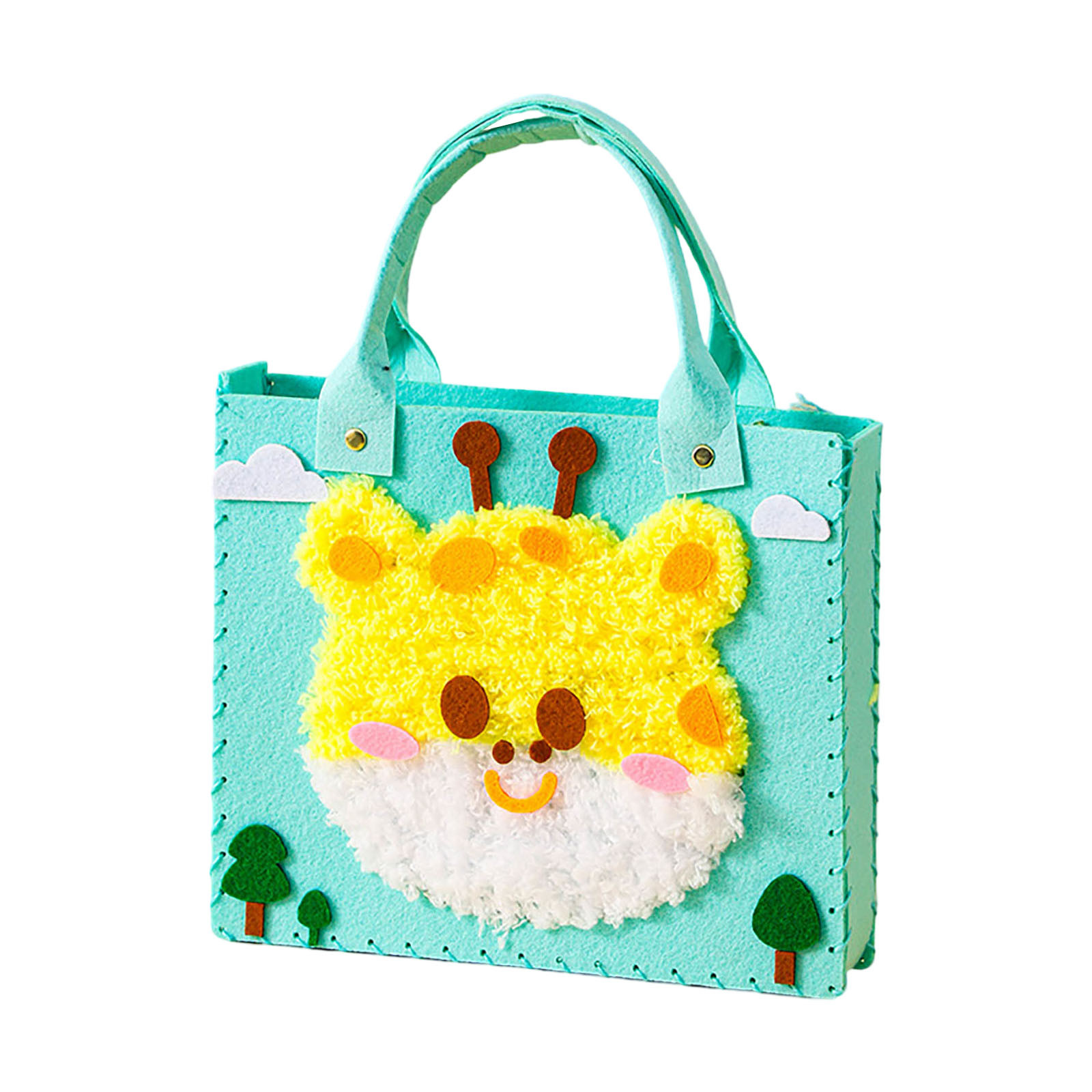 thumbnail image 2 of DIY Bordado Muñeca Set Caricatura Animal Costura Artesanía Kit Bolso Material Pack Obtener Un lindo bolso hecho a mano, 2 of 2